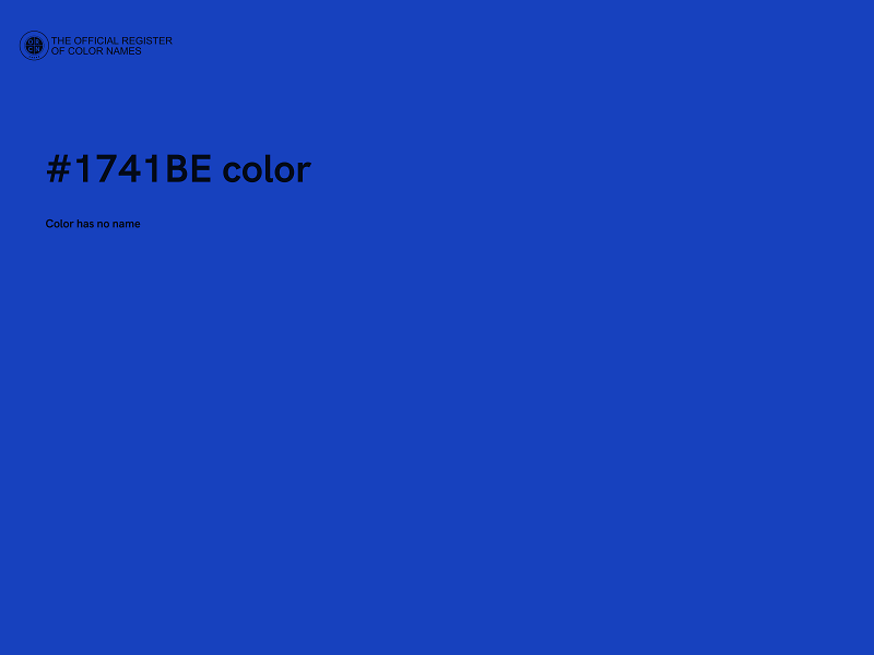 #1741BE color image