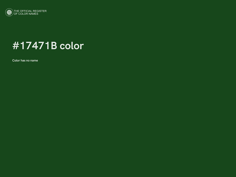 #17471B color image