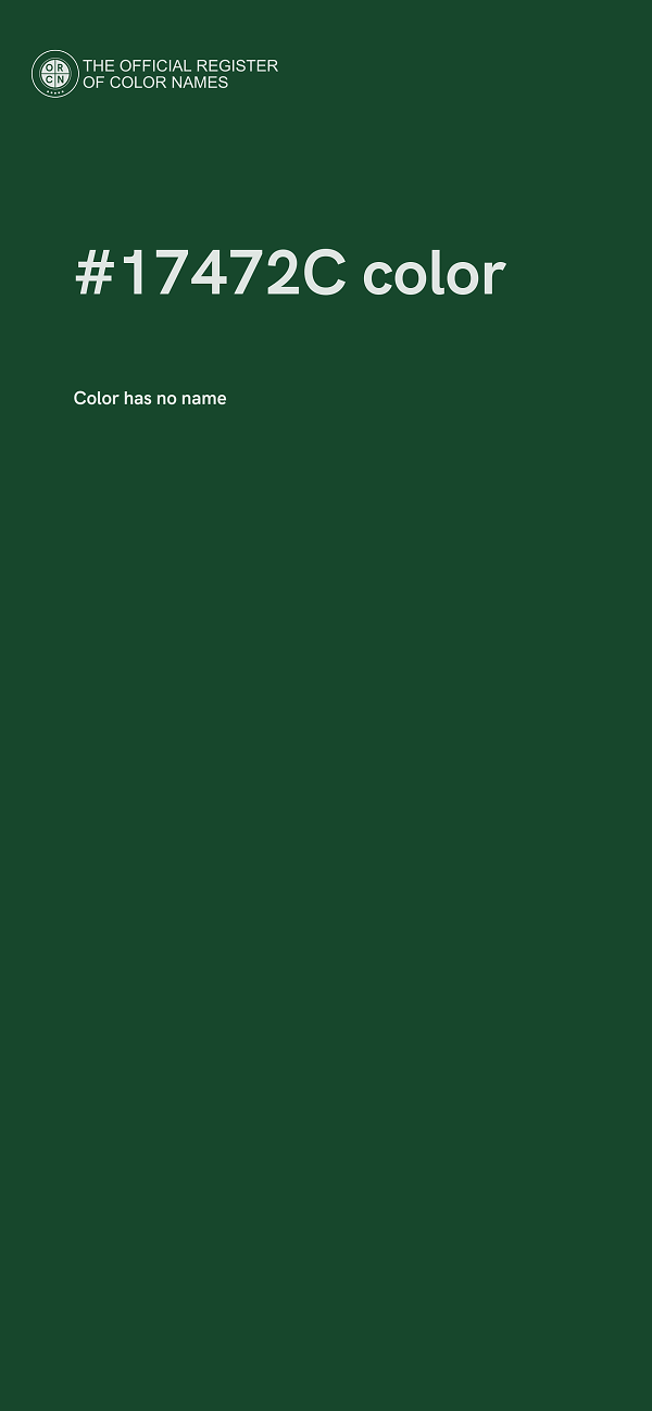 #17472C color image