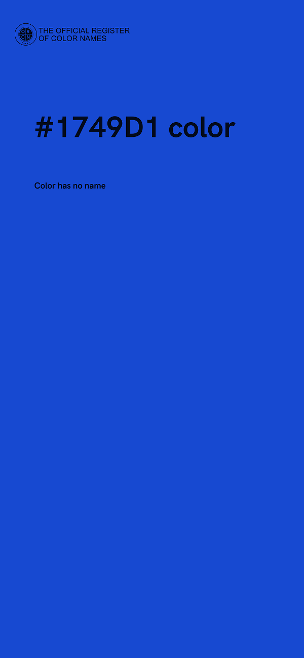 #1749D1 color image