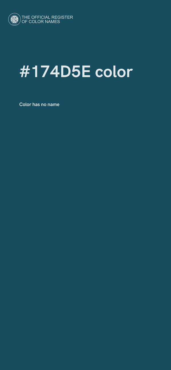 #174D5E color image
