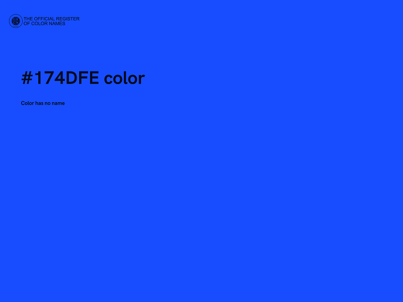 #174DFE color image