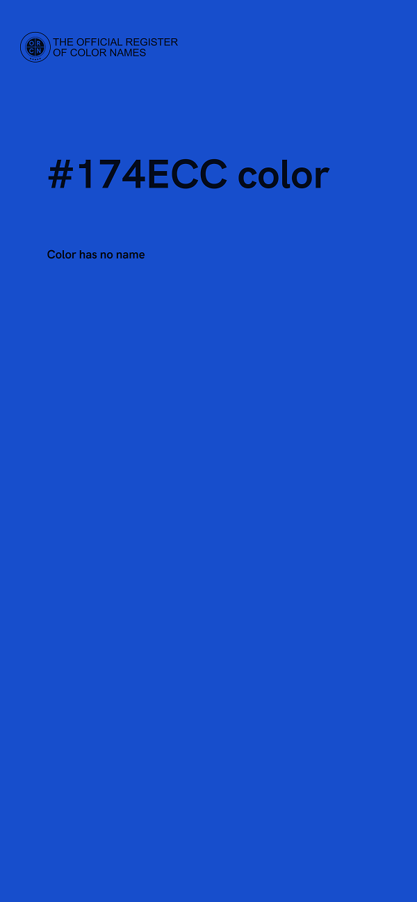 #174ECC color image