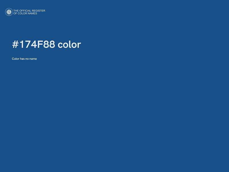#174F88 color image
