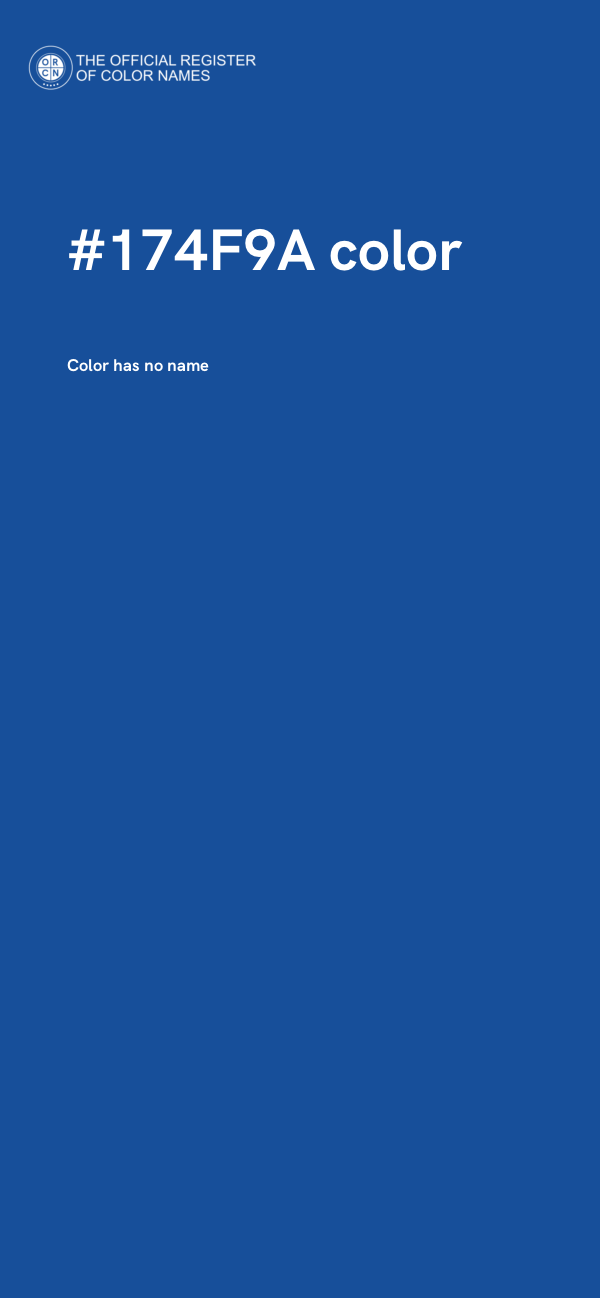 #174F9A color image