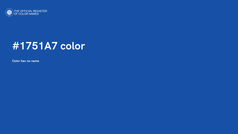 #1751A7 color image