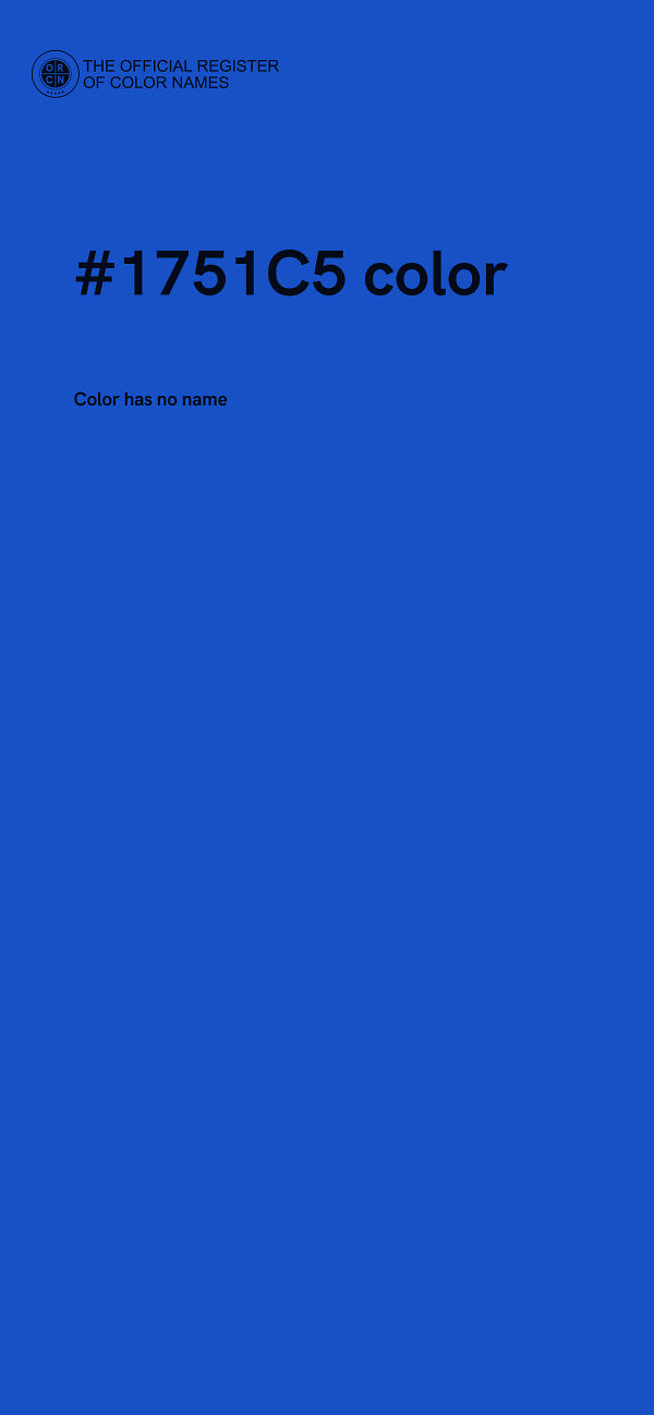 #1751C5 color image