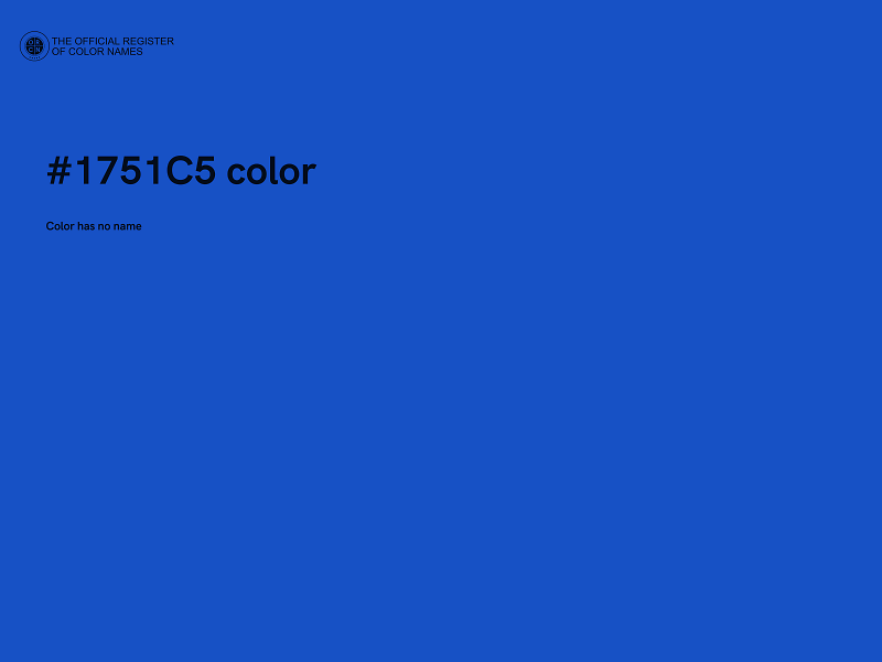 #1751C5 color image