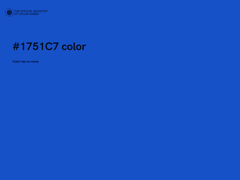 #1751C7 color image