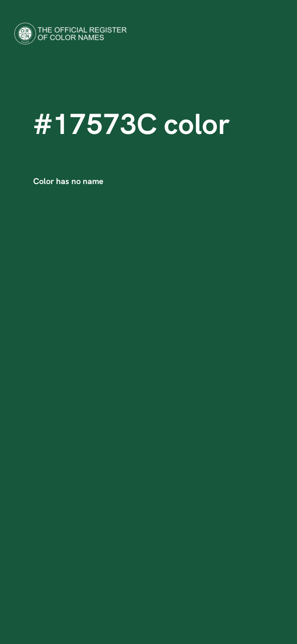 #17573C color image