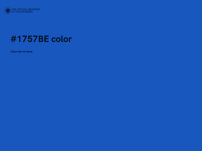 #1757BE color image