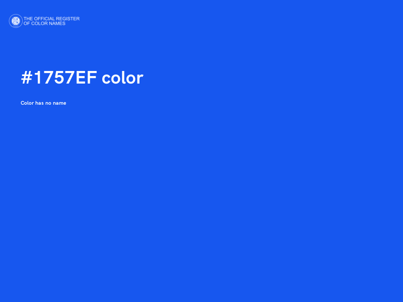 #1757EF color image