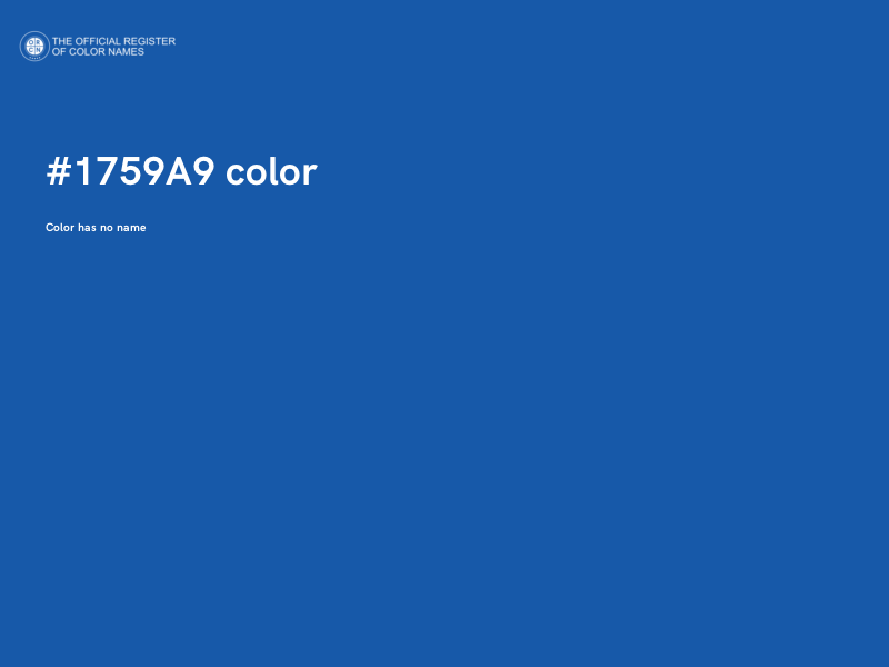 #1759A9 color image