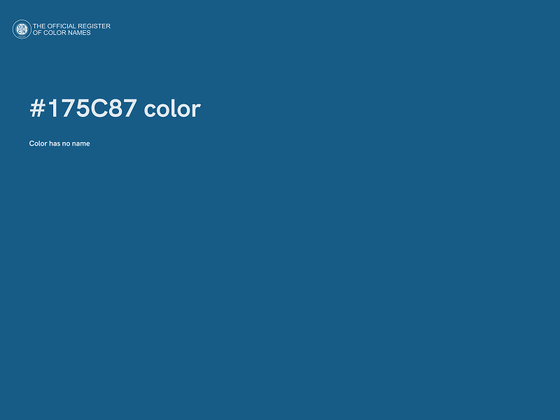 #175C87 color image
