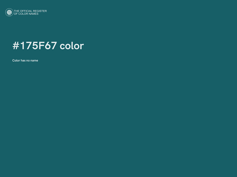 #175F67 color image