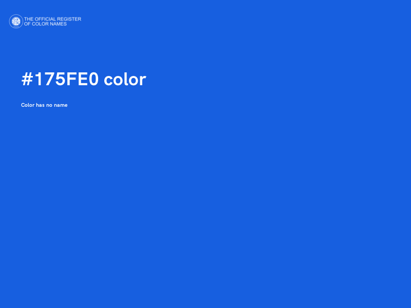#175FE0 color image