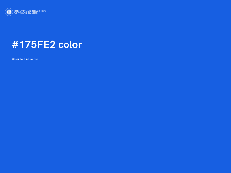 #175FE2 color image