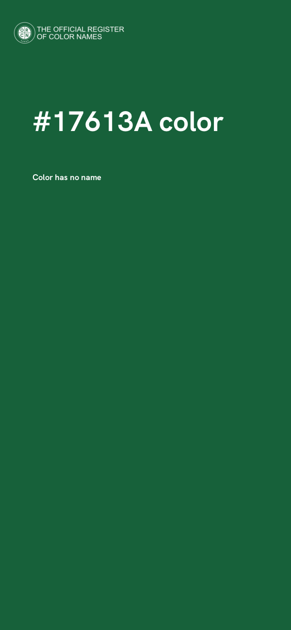 #17613A color image