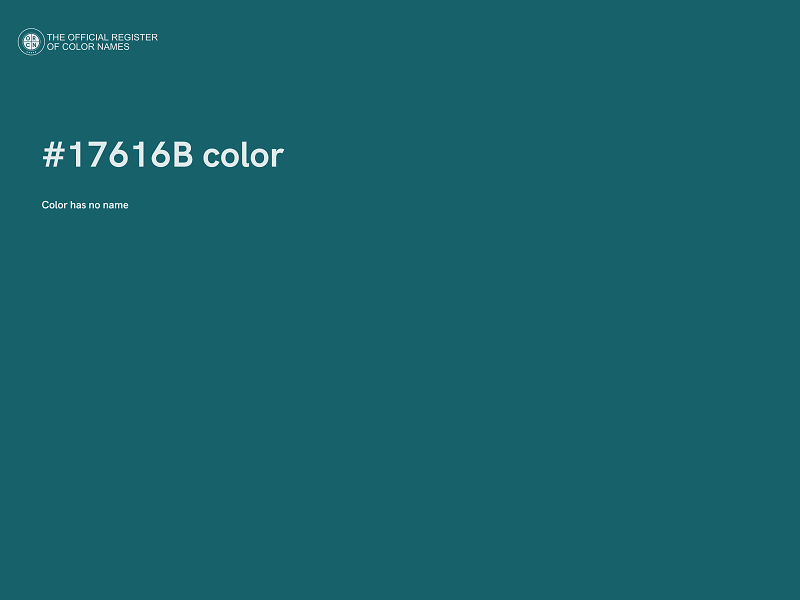 #17616B color image