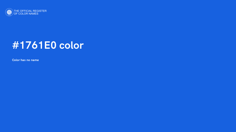 #1761E0 color image