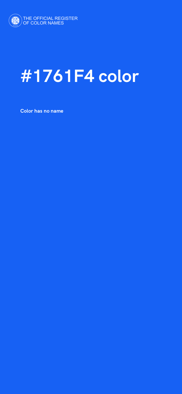 #1761F4 color image