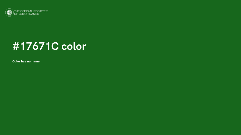 #17671C color image