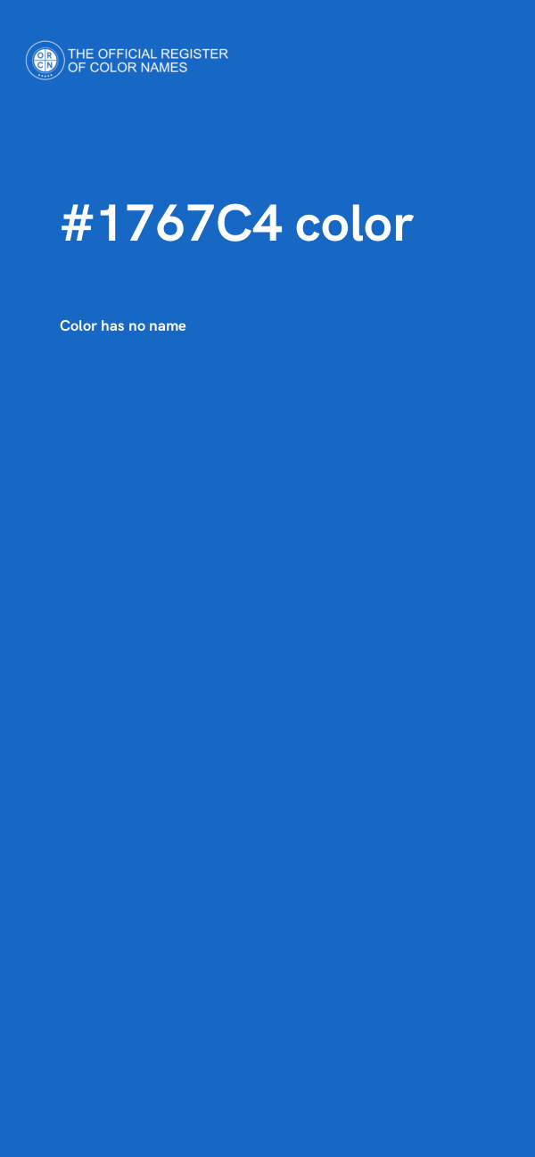 #1767C4 color image