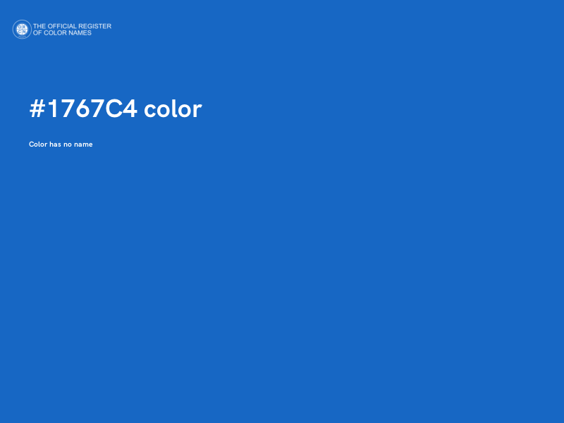 #1767C4 color image
