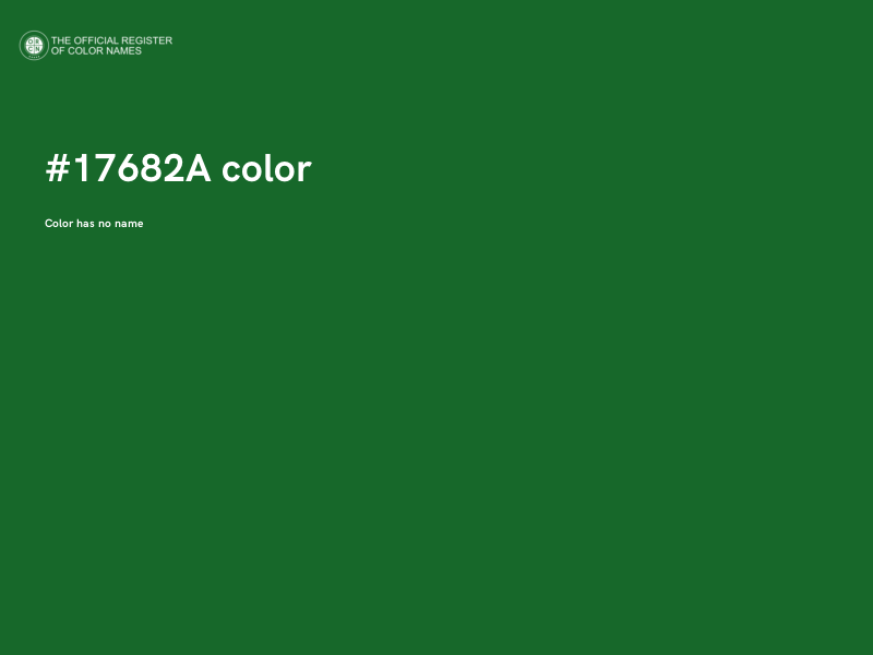 #17682A color image
