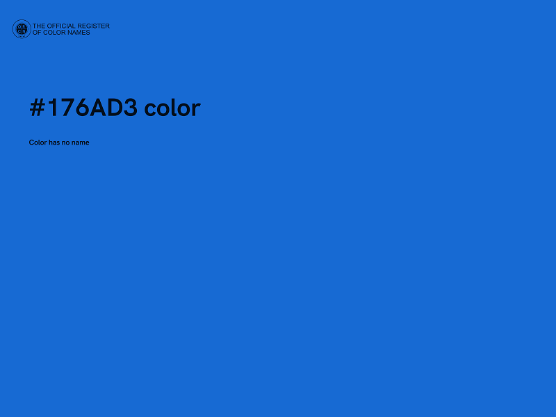 #176AD3 color image