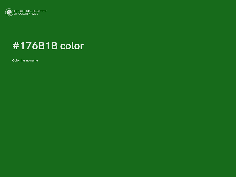 #176B1B color image