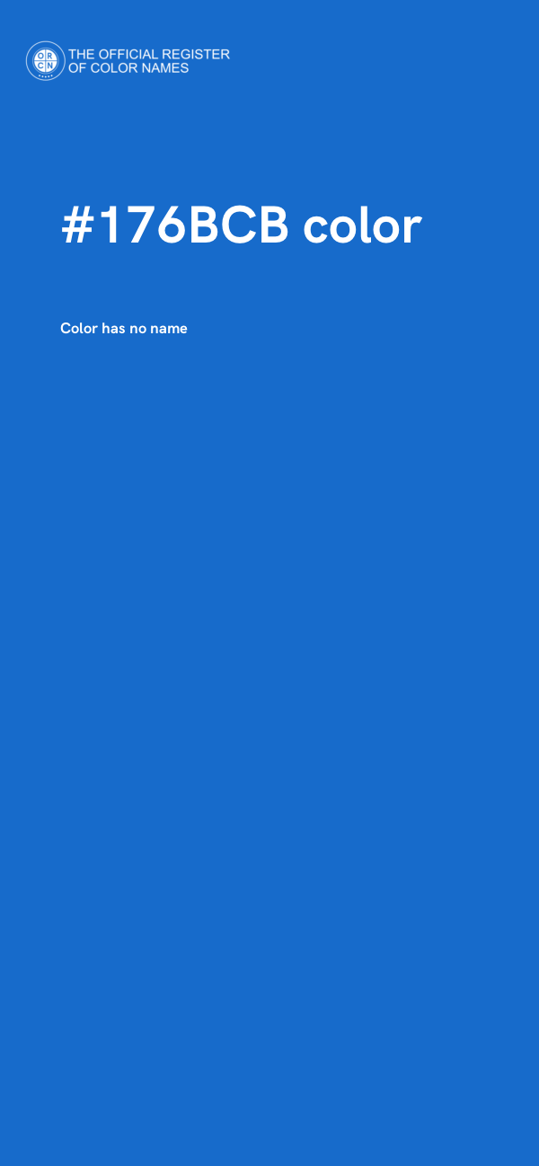 #176BCB color image
