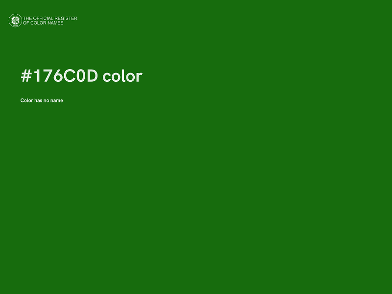#176C0D color image