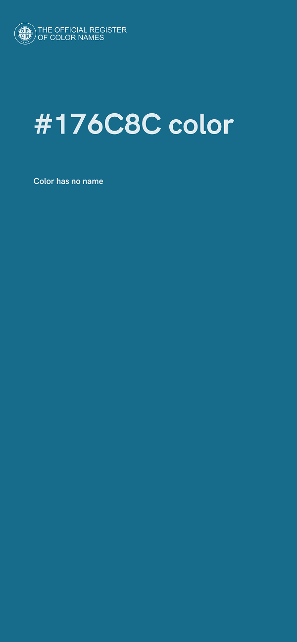#176C8C color image