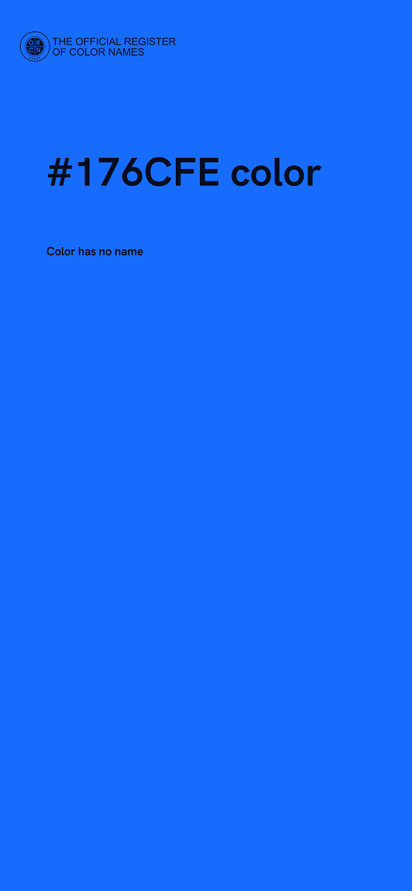 #176CFE color image