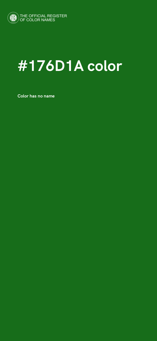 #176D1A color image
