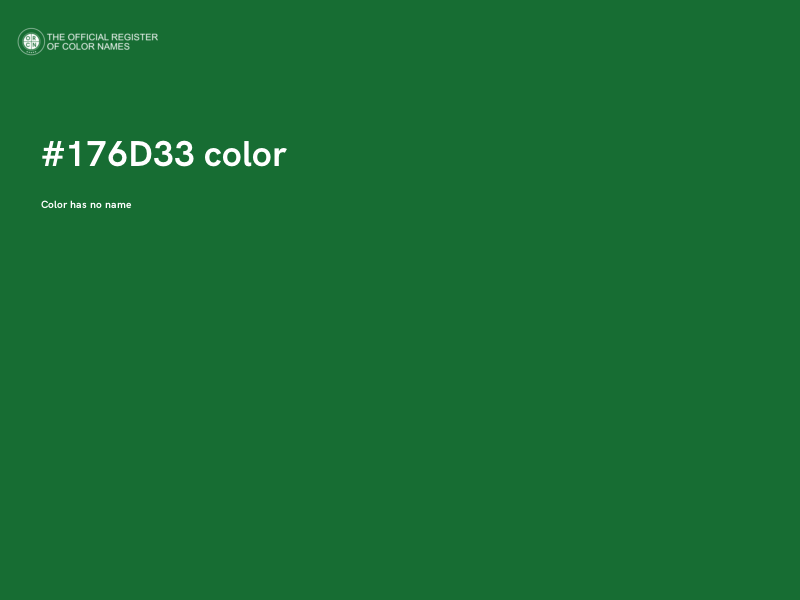 #176D33 color image