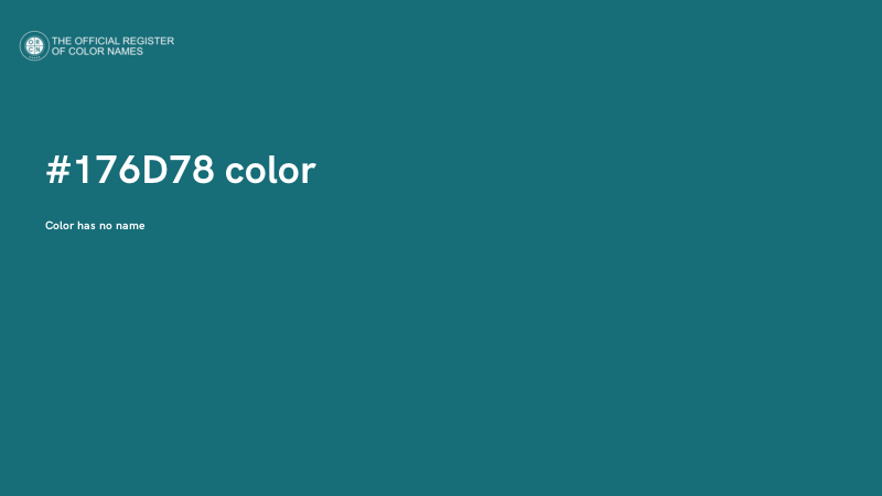 #176D78 color image