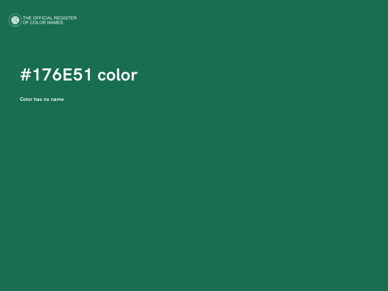 #176E51 color image