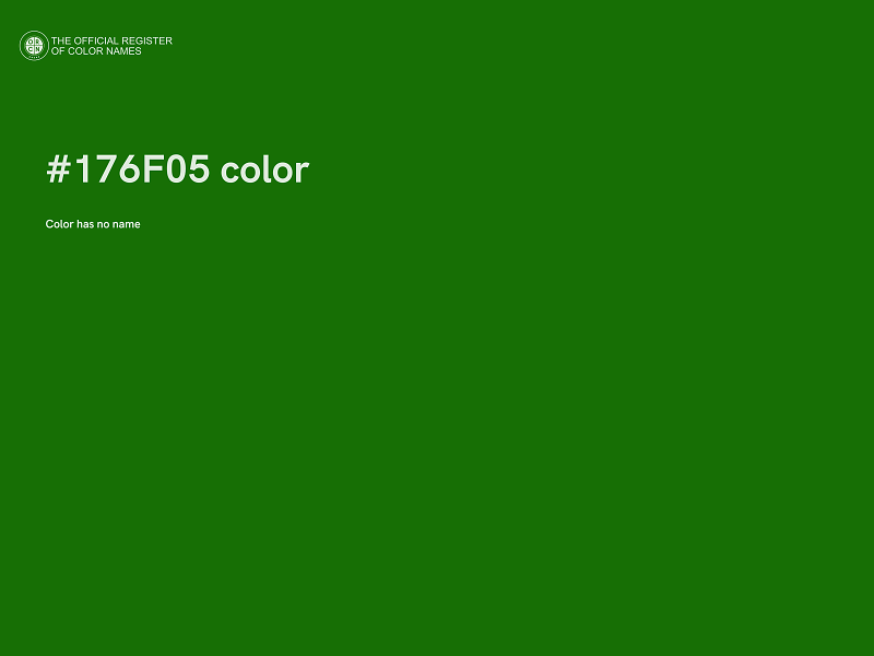 #176F05 color image