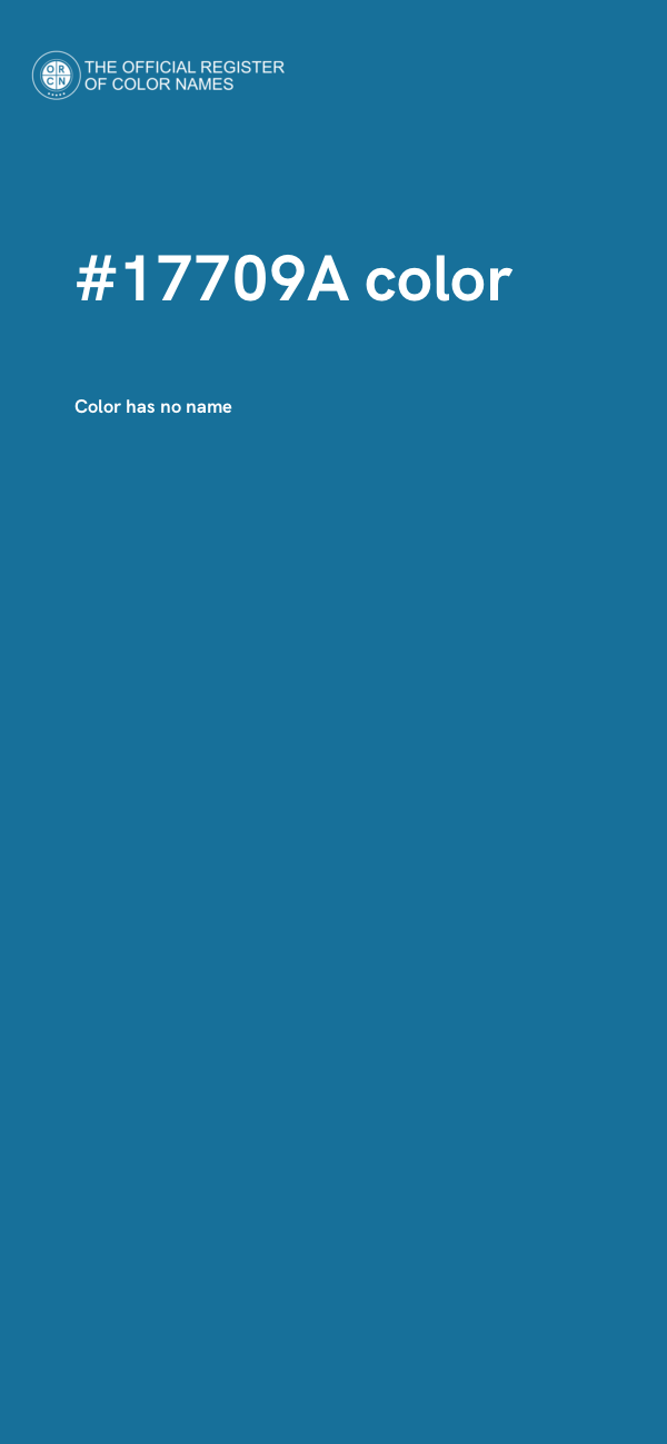 #17709A color image