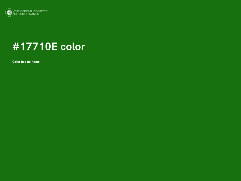 #17710E color image