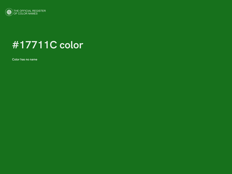 #17711C color image