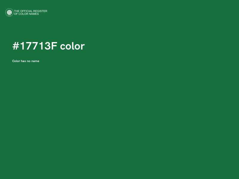 #17713F color image