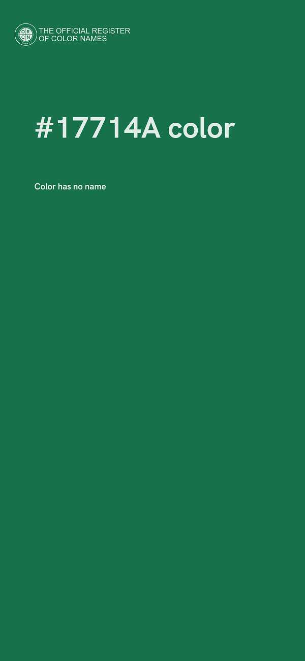 #17714A color image