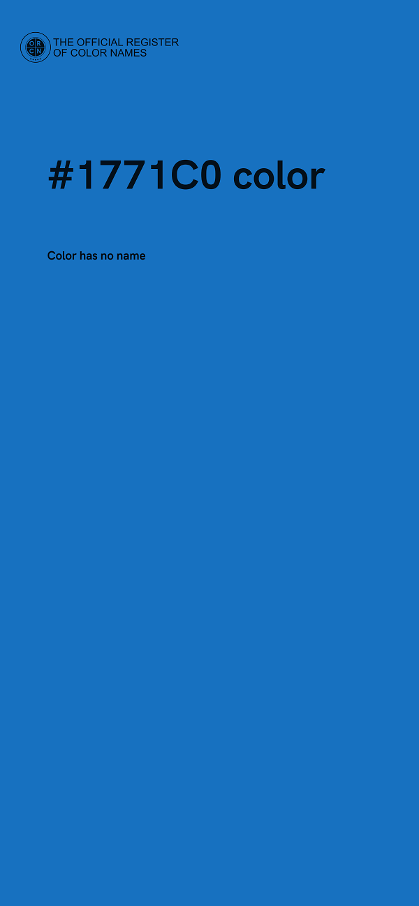 #1771C0 color image