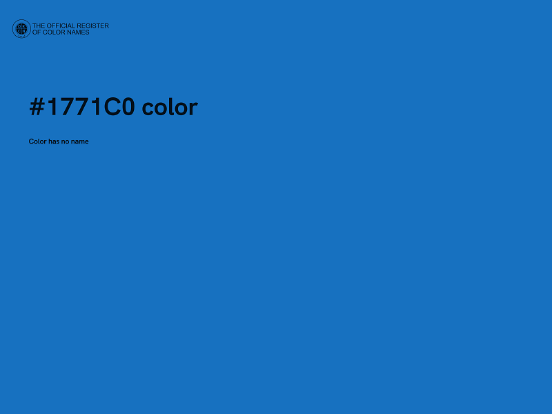 #1771C0 color image