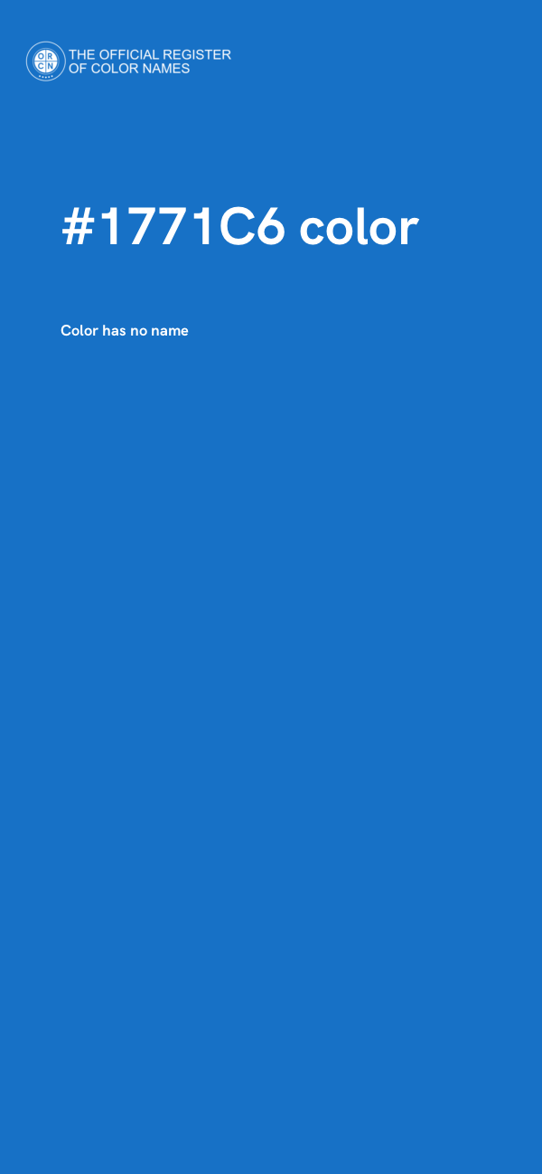 #1771C6 color image