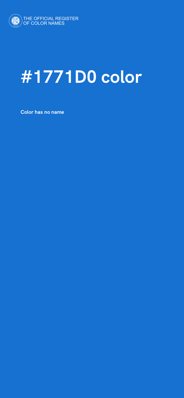 #1771D0 color image