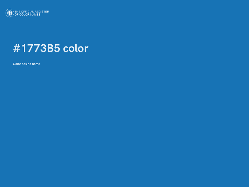 #1773B5 color image
